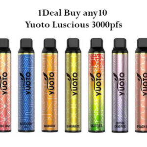 1Deal Buy any10 Yuoto Luscious 3000pfs in 320Aed