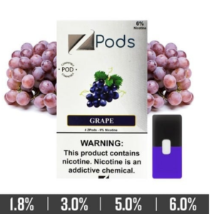 Ziip grape pods