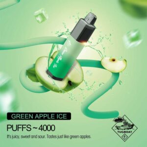 Tugboat 4000 pfs Green Apple ice