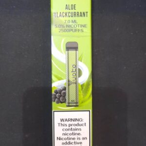 Yuoto XXl Aloe Blackcurrant 2500pfs