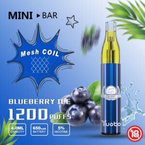 Yuoto Mini Bar Blueberry ice 1200pfs