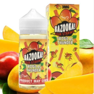 BAZOOKA VAPE - TROPICAL THUNDER - SOUR STRAWS