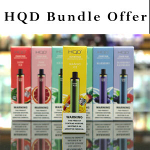 1Deal Buy Any 10 HQD Disposable 1200puffs in 320Aed