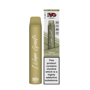 IVG Bar Vanilla Custard Tobacco 800pfs 2%