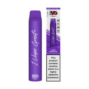 IVG Bar Aloe Grape Ice 800pfs 2%