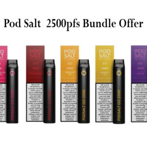 1Deal Buy any10 Pod Salt Disposable 2500pfs 2% in 430Aed